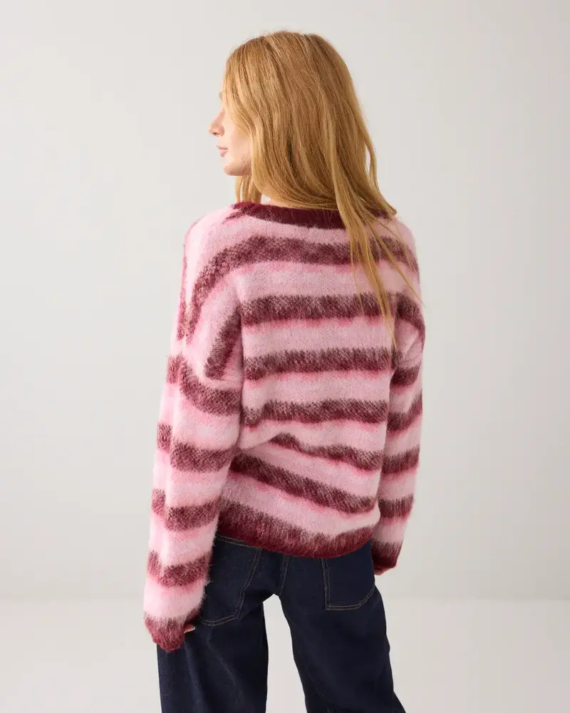 Summum Woman Sweater Brushed alpaca blend knit – Multicolour Summum Woman Sweater Brushed alpaca blend knit – Multicolour