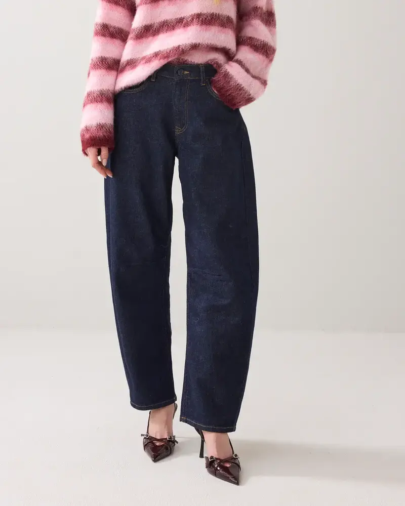 Summum Woman Jeans cocoon leg Twill comford denim – Nightbluedenim Summum Woman Jeans cocoon leg Twill comford denim – Nightbluedenim