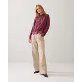 Summum Woman Blouse lace cupro – Merlot