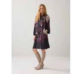 Summum Woman Dress Ornament print – Multicolour