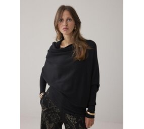 Summum Woman Sweater Viscose blend knit – Black