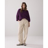 Summum Woman Sweater soft boucle knit - Wineberry