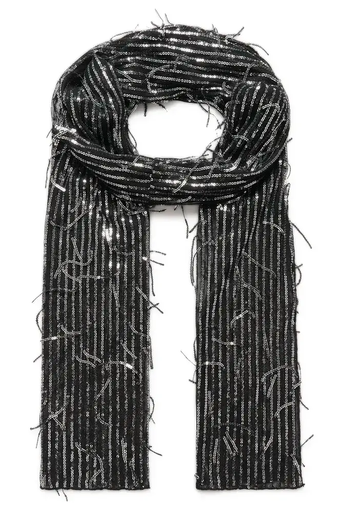 Culture Bling Scarf - Silver