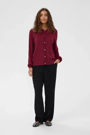 Culture Fay Cardigan - Zinfandel