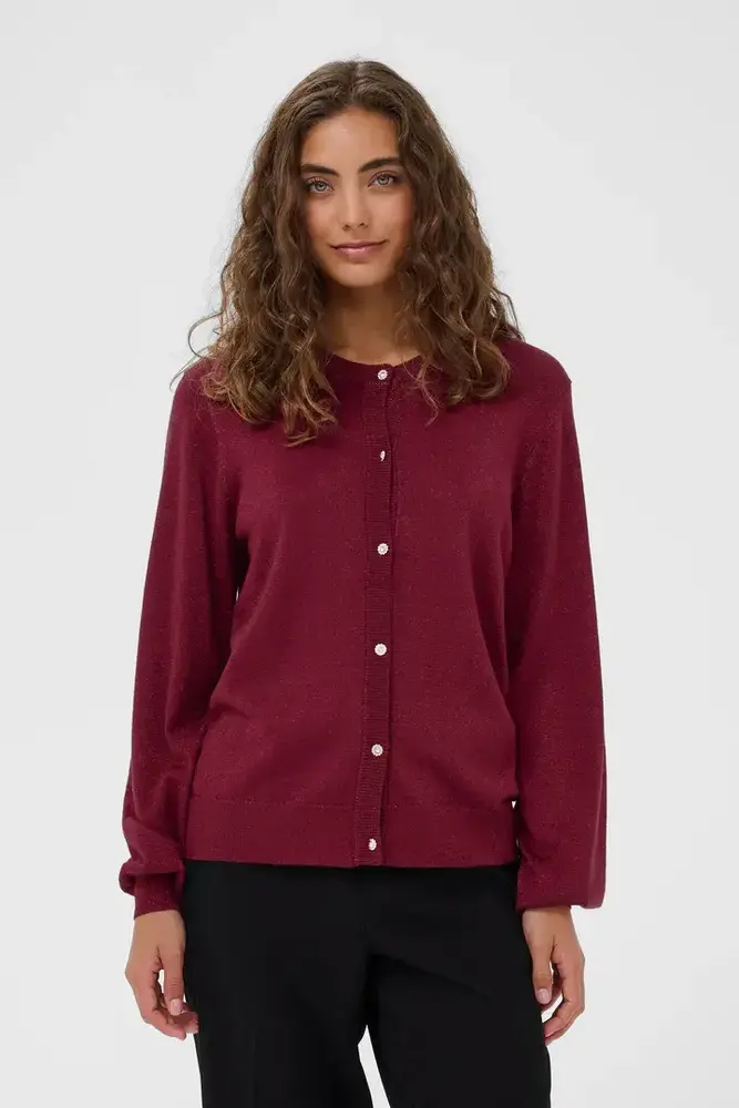 Culture Fay Cardigan - Zinfandel