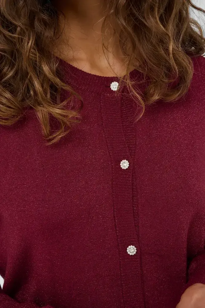 Culture Fay Cardigan - Zinfandel