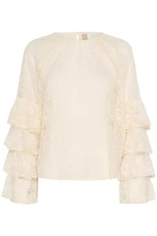 Culture Clemency Blouse - Whitecap