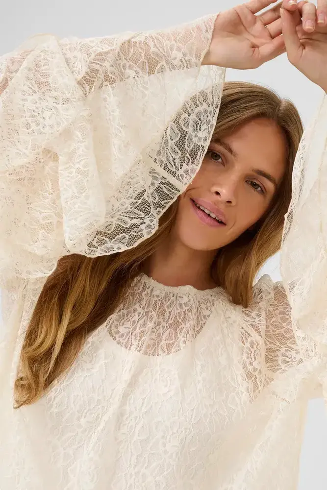 Culture Clemency Blouse - Whitecap