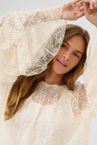 Culture Clemency Blouse - Whitecap