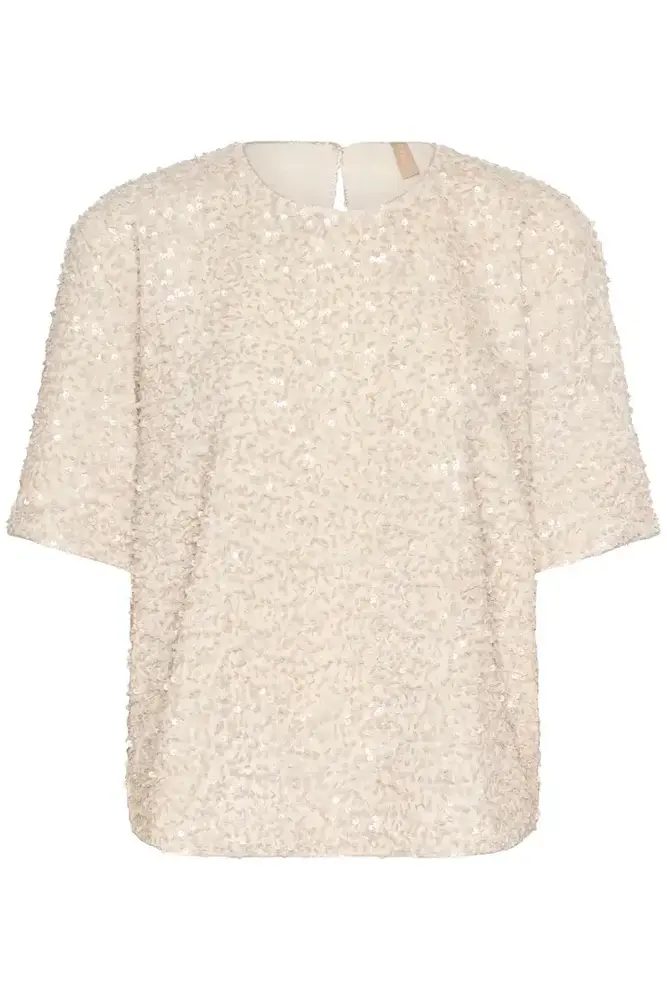 Culture Nali SS Blouse - Whitecap