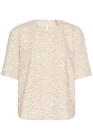 Culture Nali SS Blouse - Whitecap