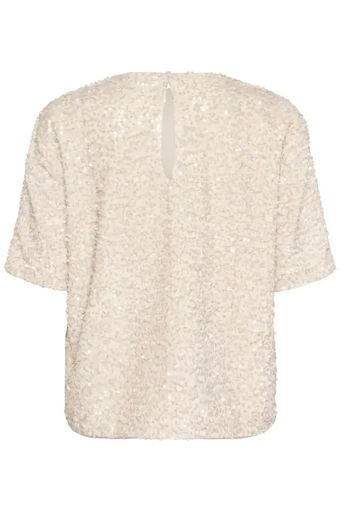 Culture Nali SS Blouse - Whitecap