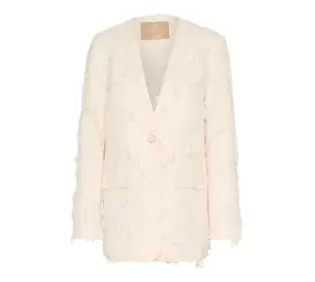 Culture Hairy Blazer - Whitecap Culture Hairy Blazer - Whitecap