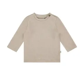 A Tiny Story Baby Baby T-Shirt Long Sleeve - Oatmeal Melange