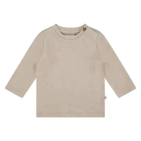 A Tiny Story Baby Baby T-Shirt Long Sleeve - Oatmeal Melange