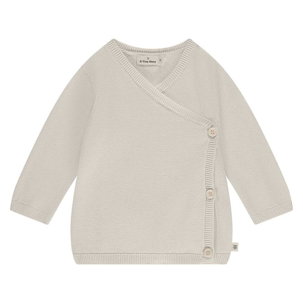 A Tiny Story Baby Baby Cardigan Cross Body - Ivory
