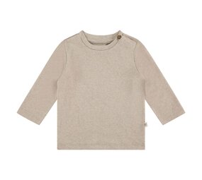 A Tiny Story Baby T-Shirt Longsleeve - Oatmeal Melange