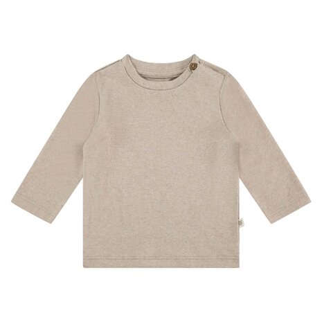 A Tiny Story Baby T-Shirt Longsleeve - Oatmeal Melange