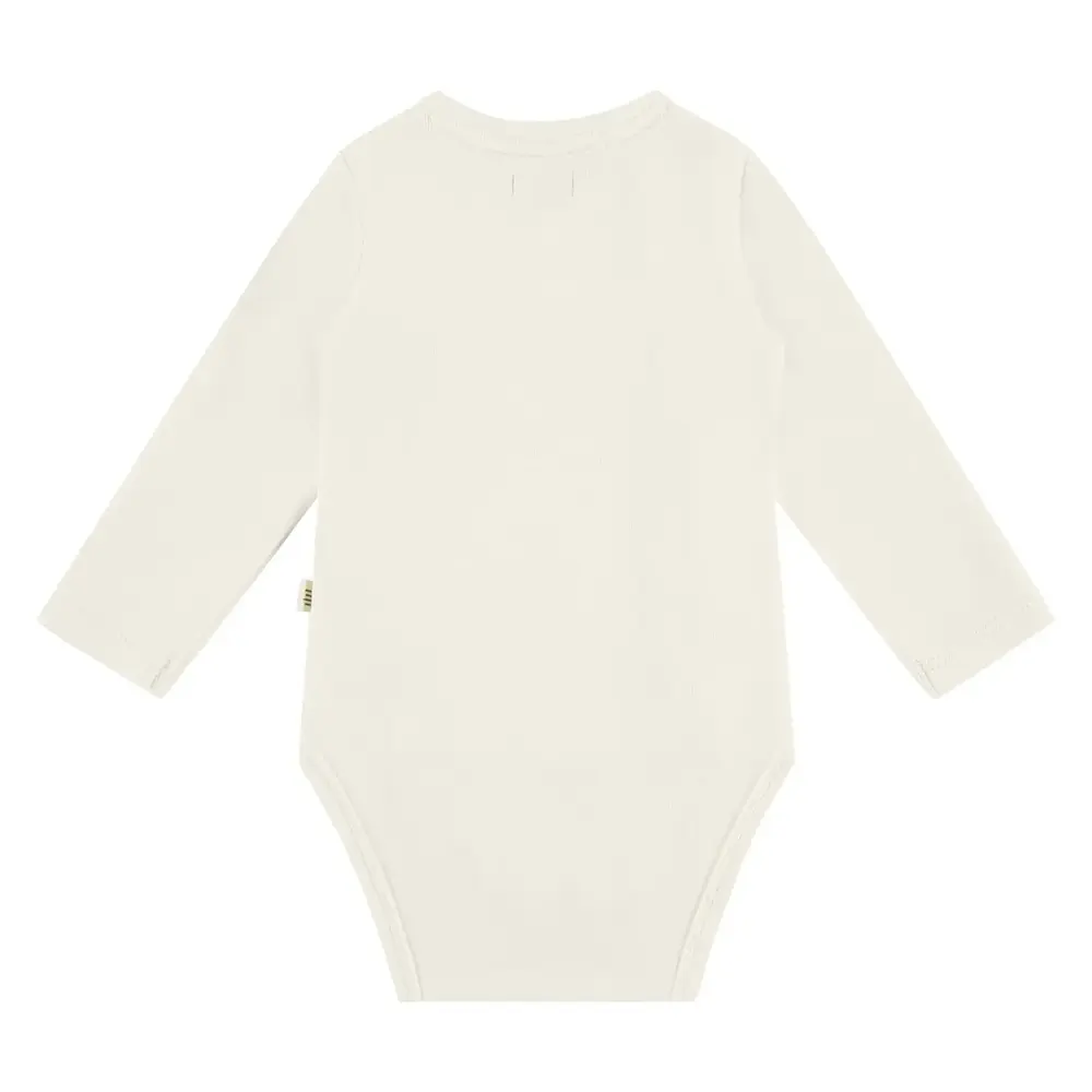 A Tiny Story Baby Romper Long Sleeve - Cloud