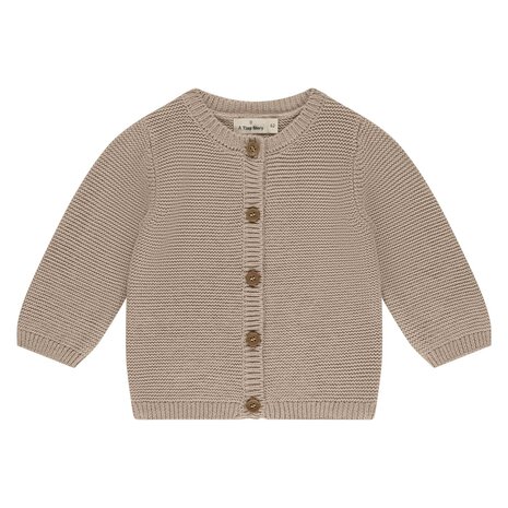 A Tiny Story Baby Cardigan - Oatmeal Melange
