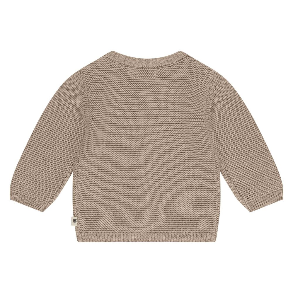 A Tiny Story Baby Baby Cardigan - Oatmeal Melange