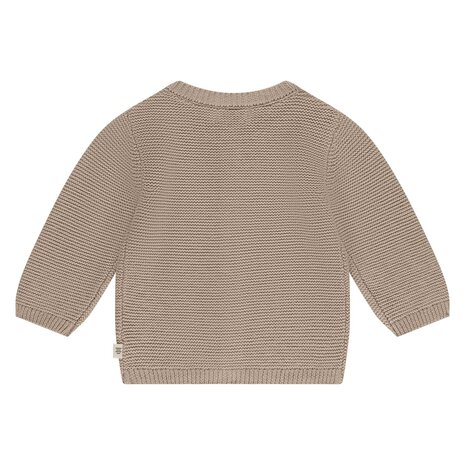 A Tiny Story Baby Cardigan - Oatmeal Melange