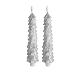 Aifcandles Led X-Mas Tree Silver set v 2