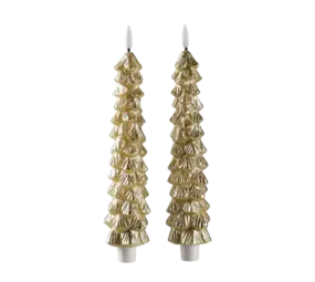 Aifcandles Led X-Mas Tree Gold set v 2