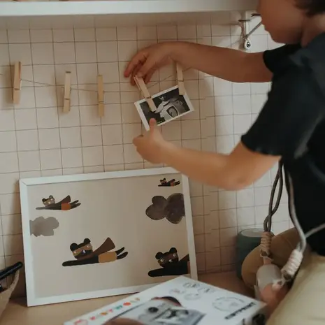 Kidywolf Kidyroll 1x 5 zelfklevend papierrollen voor Kidyprint Kidywolf Kidyroll 1x 5 zelfklevend papierrollen voor Kidyprint