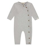 A Tiny Story Baby Baby suit long sleeve - Light Grey Melange