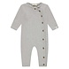 A Tiny Story Baby suit long sleeve - Light Grey Melange