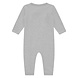 A Tiny Story Baby suit long sleeve - Light Grey Melange