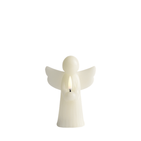 Uyuni LED candle Angel - Oyster grey