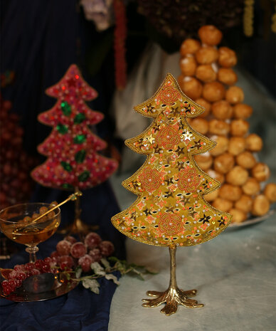 Doing Goods Whimsy Christmas Tree Yellow Doing Goods Whimsy Christmas Tree Yellow