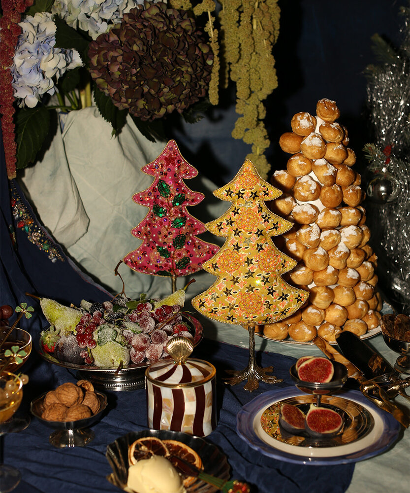 Doing Goods Whimsy Christmas Tree Yellow Doing Goods Whimsy Christmas Tree Yellow