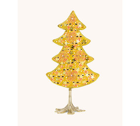 Doing Goods Whimsy Christmas Tree Yellow Doing Goods Whimsy Christmas Tree Yellow