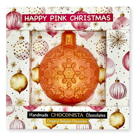 Choconista Kerstbal roze