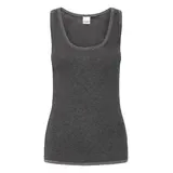 ICHI Mafa Top - Dark grey melange