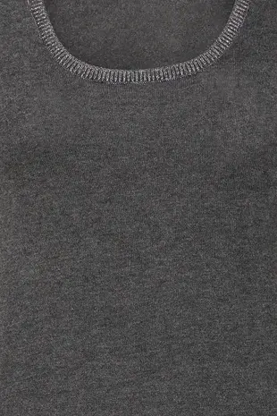 ICHI Mafa Top - Dark grey melange