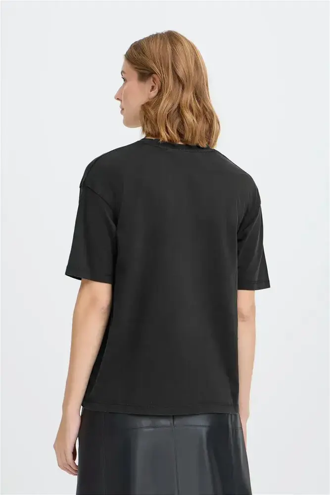 ICHI Peonie T-shirt - Black