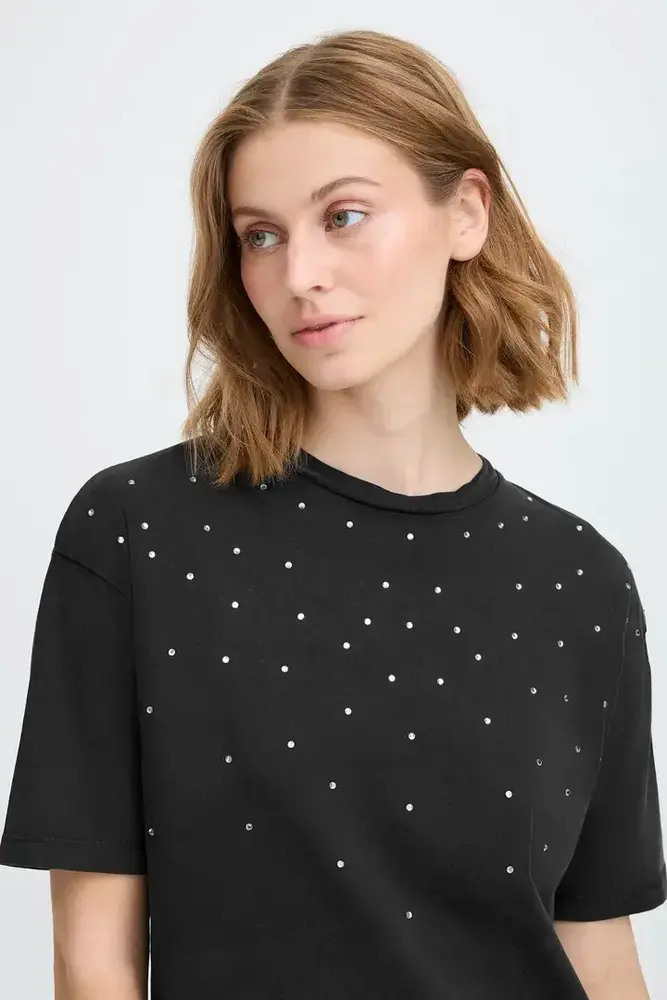 ICHI Peonie T-shirt - Black