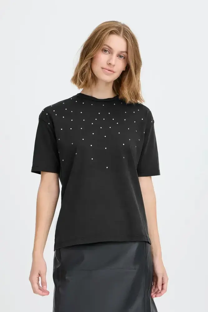 ICHI Peonie T-shirt - Black