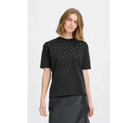 ICHI Peonie T-shirt - Black ICHI Peonie T-shirt - Black