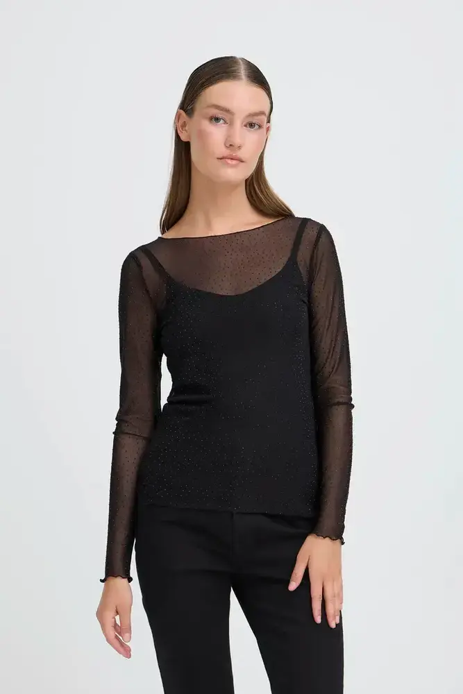 ICHI Noviola T-shirt - Black