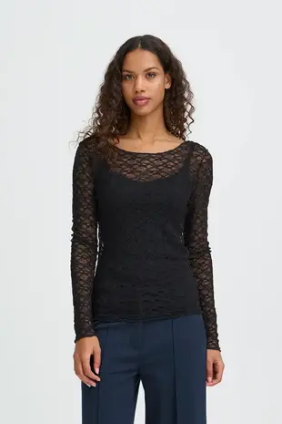 ICHI Devon T-shirt - Black