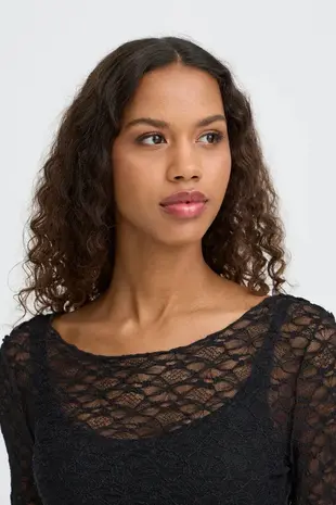 ICHI Devon T-shirt - Black