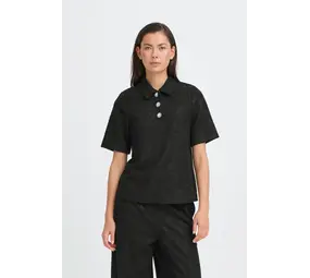 ICHI Kate Gleam  Blouse - Black