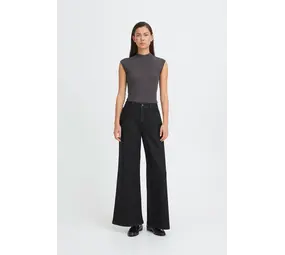 ICHI Braidy Jeans - Washed Black