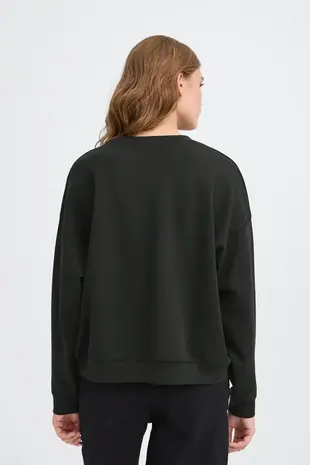 ICHI Kelicia Sweatshirt - Black