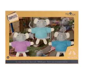 Sam&Julia Knuffel Muis De Drieling